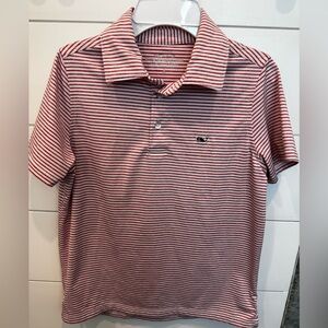 Boys' Performance Vineyard Vines St. Jean Stripe Sankaty Polo